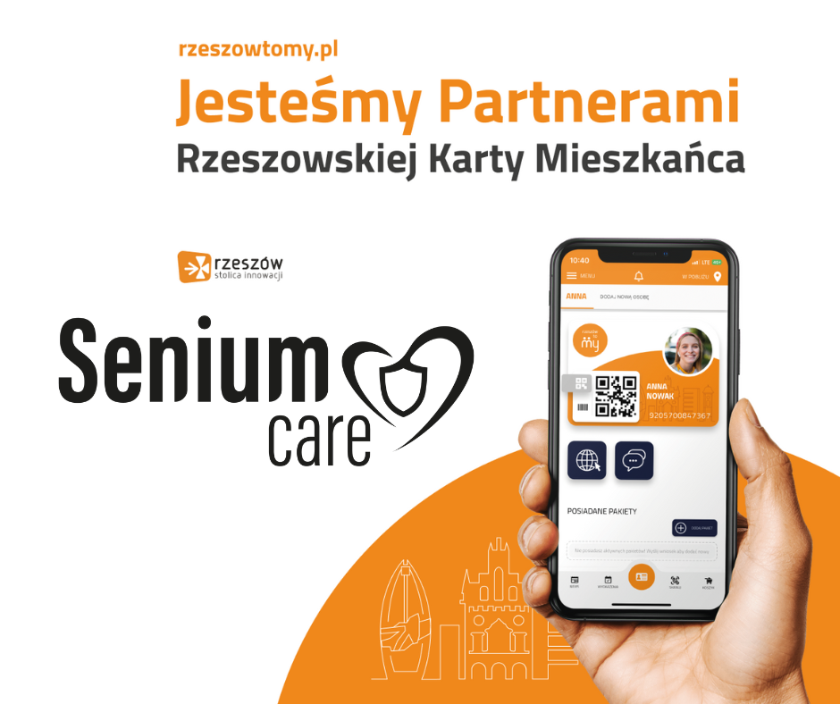 Partnerstwo Senium Care w programie Rzeszowska Karta Mieszkańca