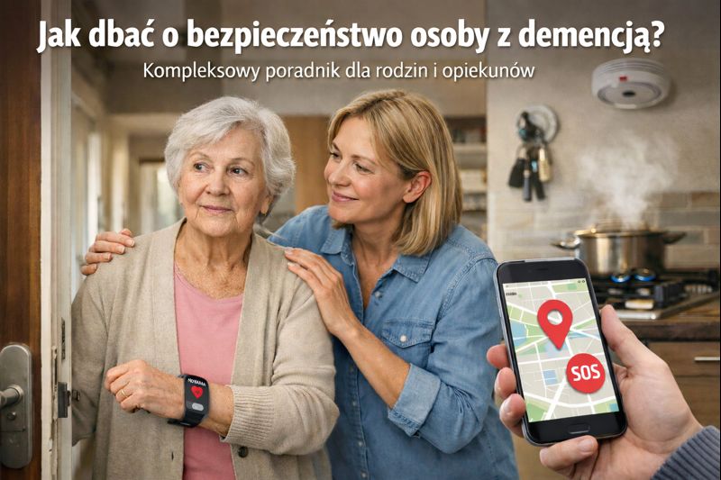 Jak dbać o bezpieczeńśtwo osoby z demencją - Poradnik dla rodzin