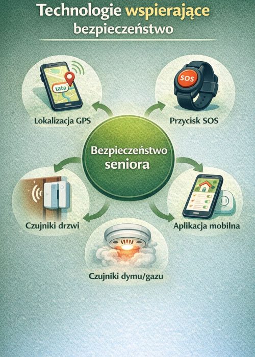 Nowoczesne technologie wspierające bezpieczeństwo seniorów – opaski GPS, czujniki i systemy monitorujące