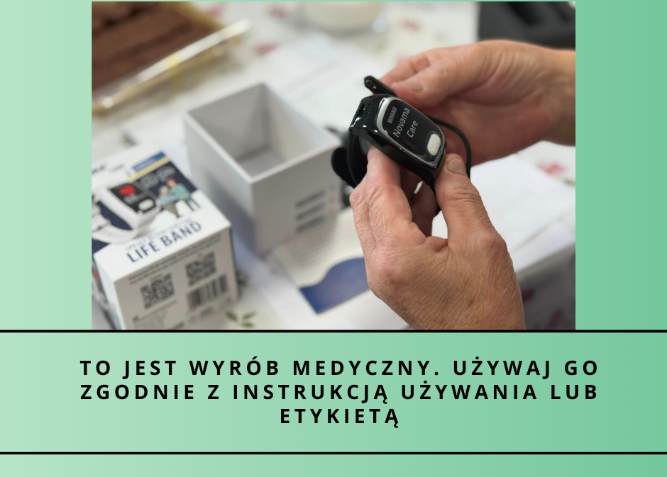 Opaska SOS Łódź - teleopieka Senium Care